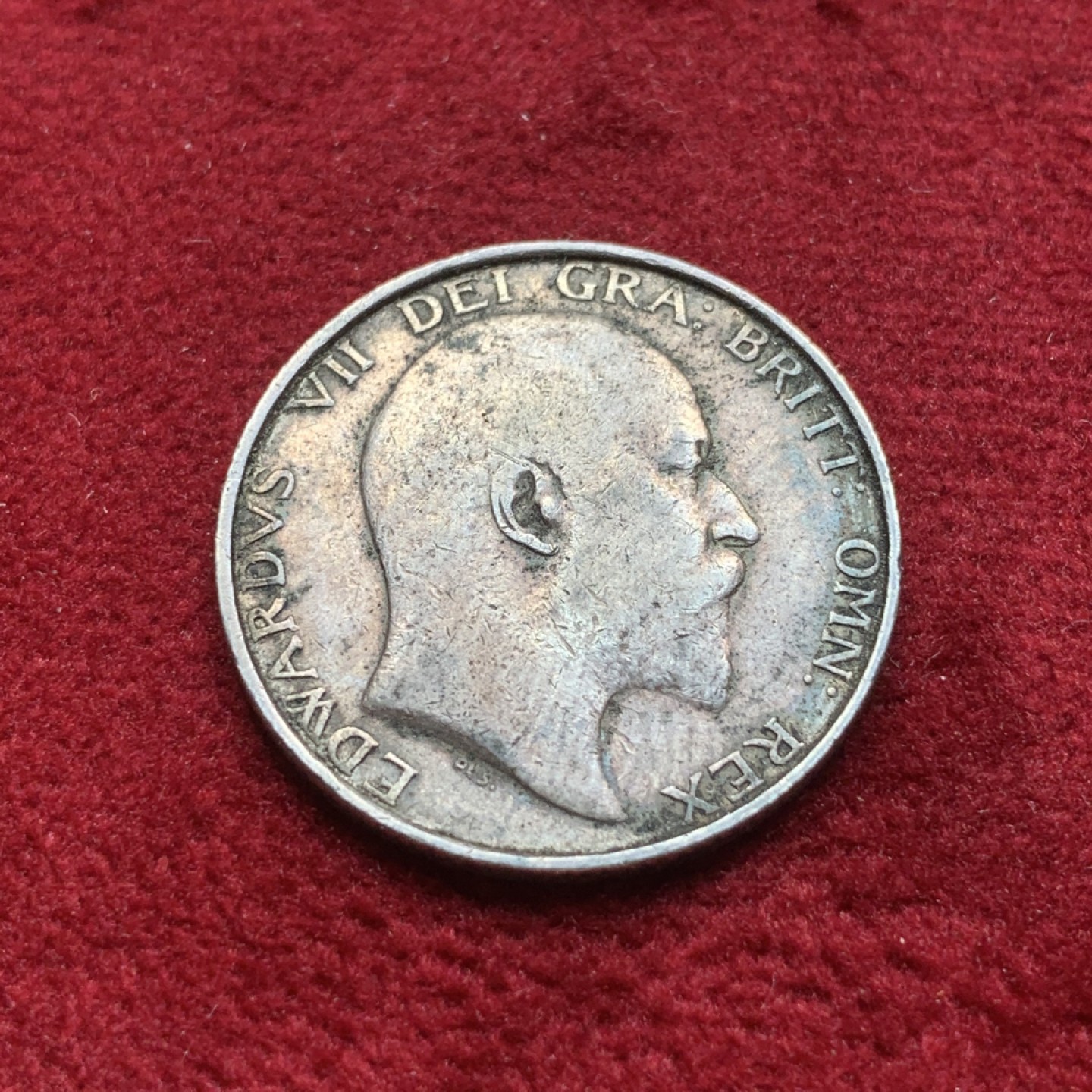 《竞宝斋》第84场-本周日，周一2场连拍（全场不限金额包邮） 英国 1902年 爱七 1先令 站狮 银币 原味包浆