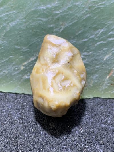 精美阿拉善筋脉石原石珠子一颗 - 精美阿拉善筋脉石原石珠子一颗