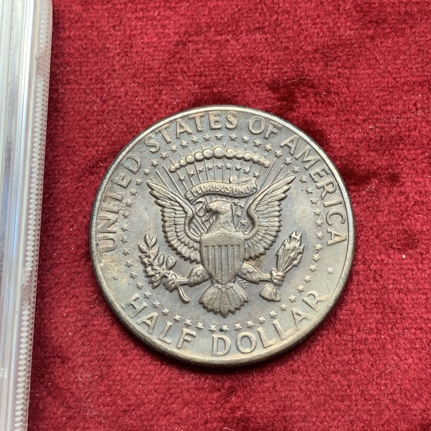 《竞宝斋》第84场-本周日，周一2场连拍（全场不限金额包邮） 美国 1964年 高银版 肯尼迪 半美元 银币+1971年半美元一枚 （买一送一的节奏）