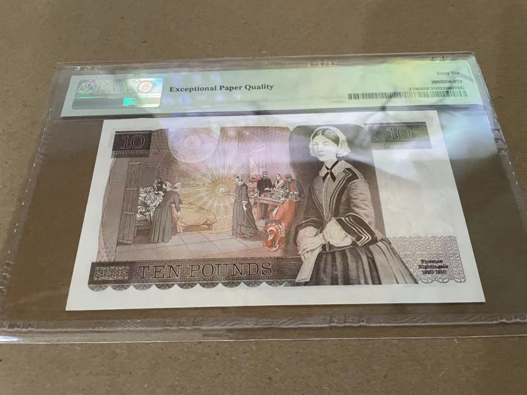 【Blue Auction】✨世界纸币精拍第213期 【精】 【无47】英国 1980-84年10镑 PMG66EPQ 