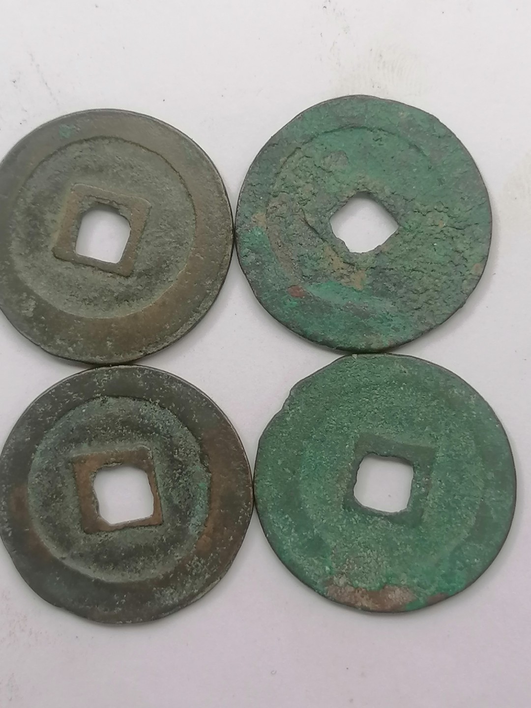 叶子古钱币专场5期 圣宋元宝大样四枚