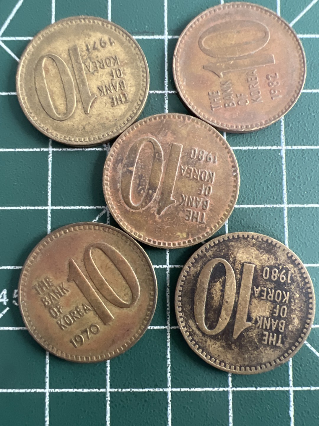 泡泡堂第六十九期  世界硬币邮票专场（无押金，无佣金，捡漏，全场20包邮，偏远地区除外） 韩国老版十元五个