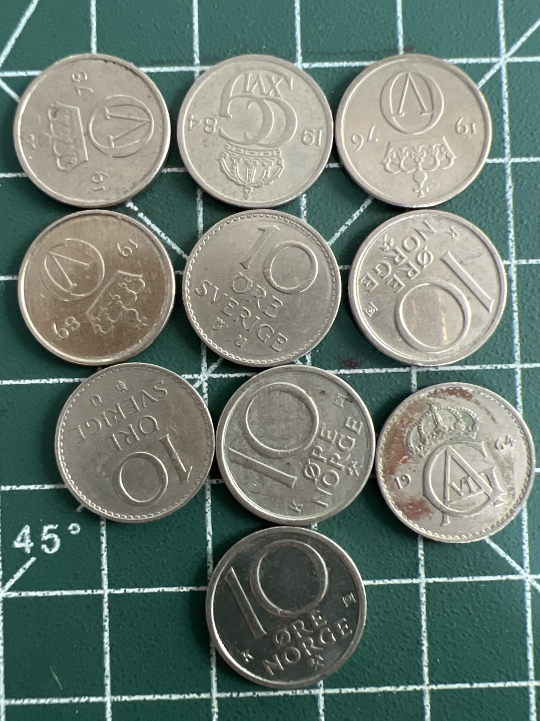 泡泡堂第五十二期  世界硬币邮票专场（无押金，无佣金，捡漏，全场20包邮，偏远地区除外） 瑞典十欧尔十个