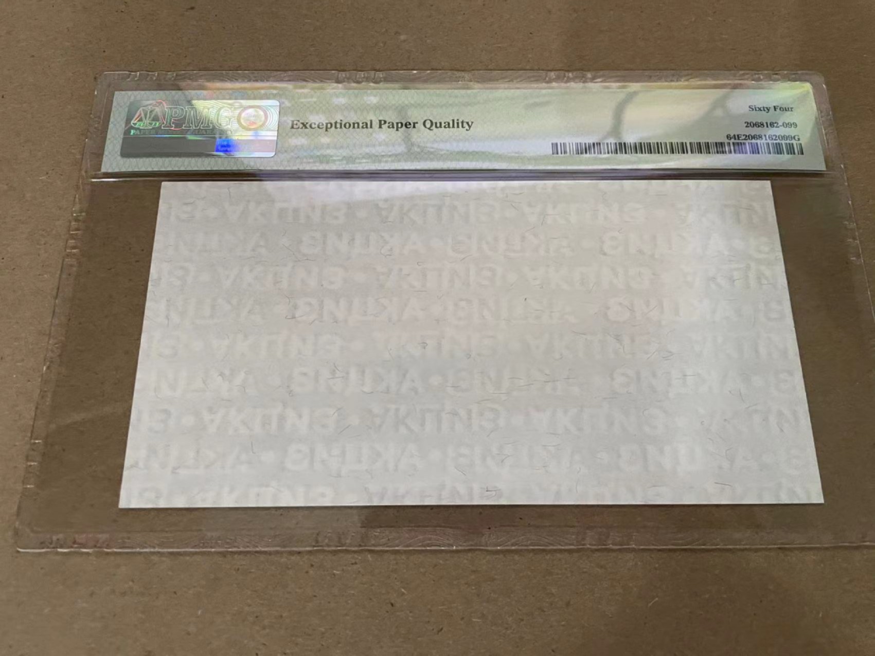 【Blue Auction】✨世界纸币精拍第213期 【精】 Goznak 测试钞 500卢布 PMG64EPQ 