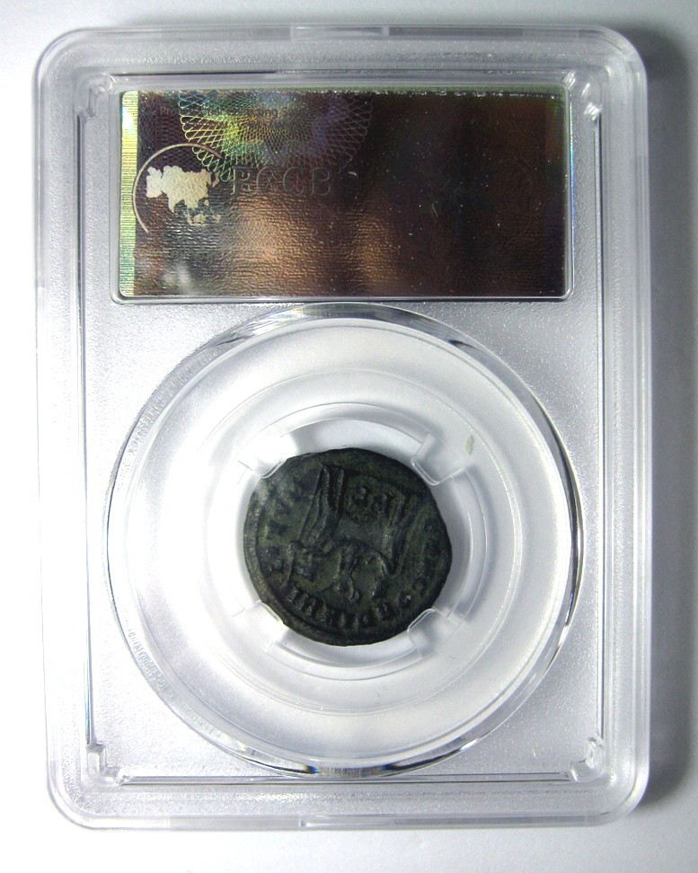 古罗马铜币,戴克里先,1安东尼安,AD284-305,约21.5mm,3.28g,自打标签盒子R3716jx