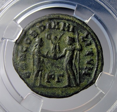 古罗马铜币,戴克里先,1安东尼安,AD284-305,约21.5mm,3.28g,自打标签盒子R3716jx - 古罗马铜币,戴克里先,1安东尼安,AD284-305,约21.5mm,3.28g,自打标签盒子R3716jx