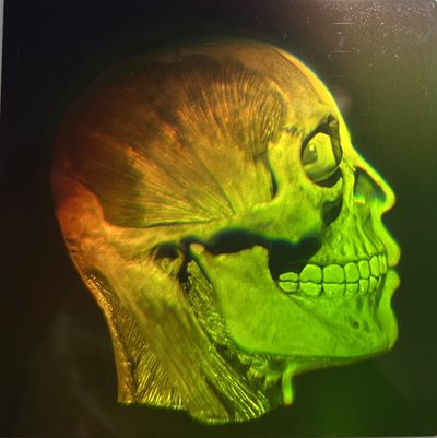 2022第25场：外国测试钞专场 - 3D激光深层次全息“人脑结构”图样本UNC（绿变黄）