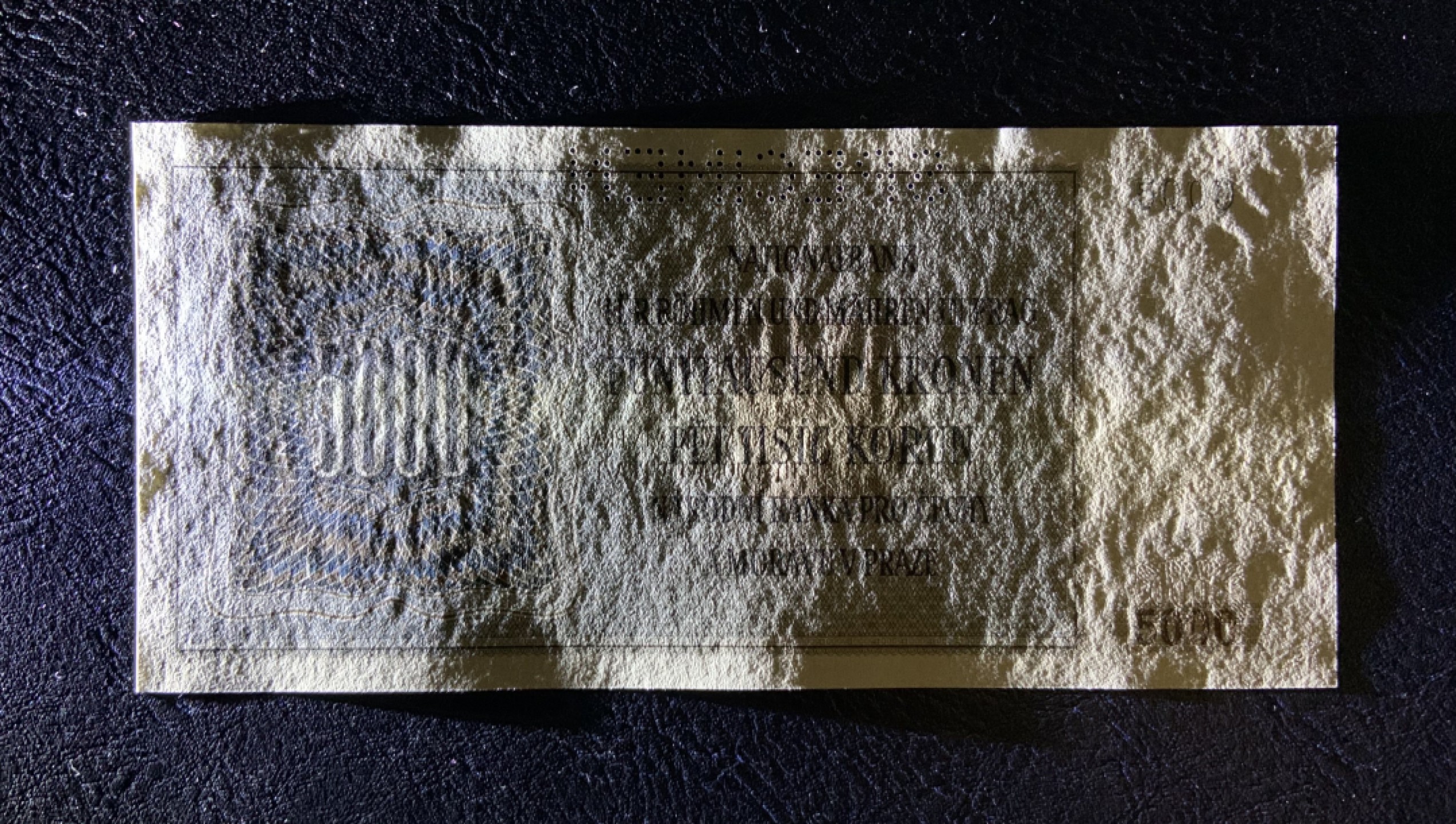 收藏联盟Quantum Auction 第184期拍卖(已更新) 波西米亚和摩拉维亚1944年5000克朗样票 品相全新UNC