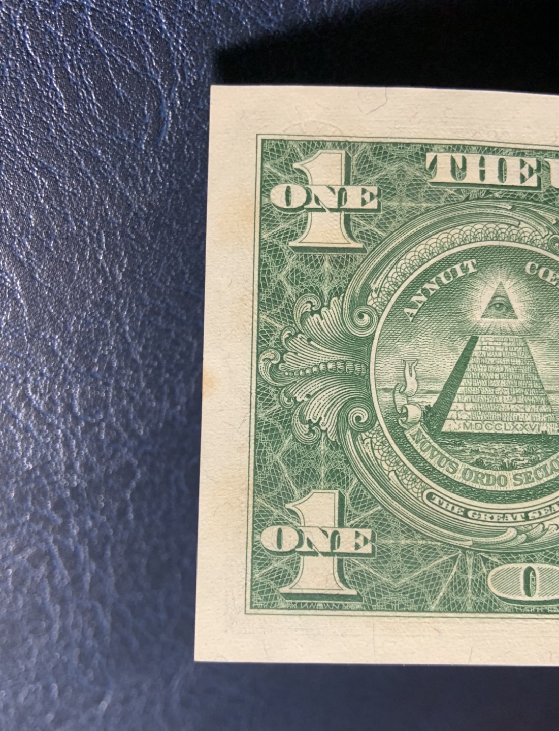 收藏联盟Quantum Auction 第184期拍卖(已更新) 美国1957年1美元银币券 品相UNC- 星补号 票面有黄