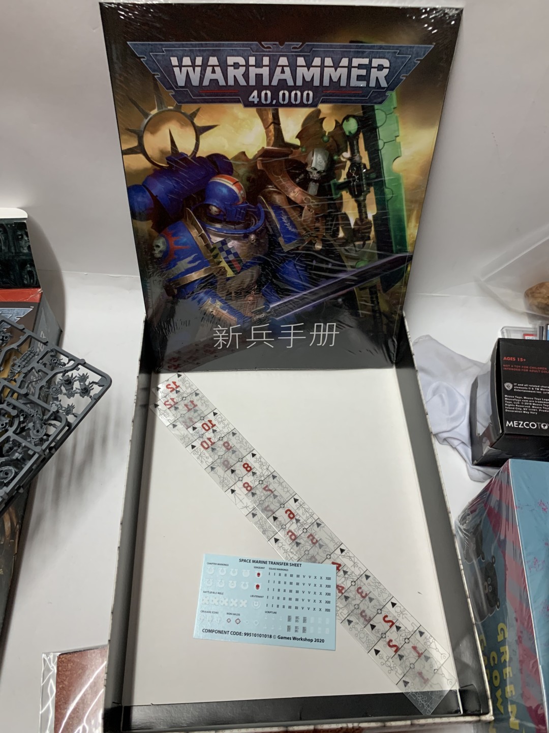 零元拍：战锤40K 新兵版 新手包 中文版 Warhammer 40000 Recruit Edition全新未拆，英国原产。