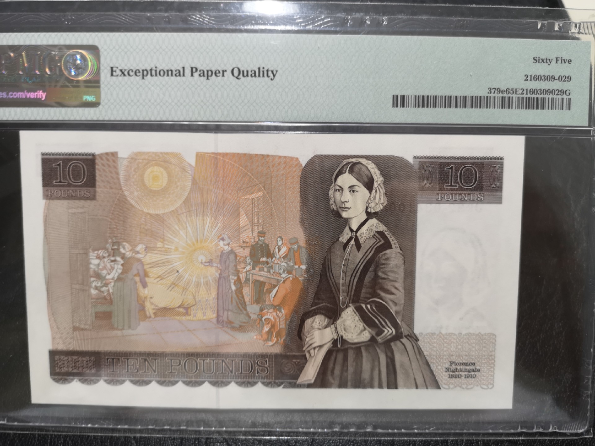 《外钞收藏家》第一百九十五期 1989-91年英国D序列10镑 PMG65 BWC作品