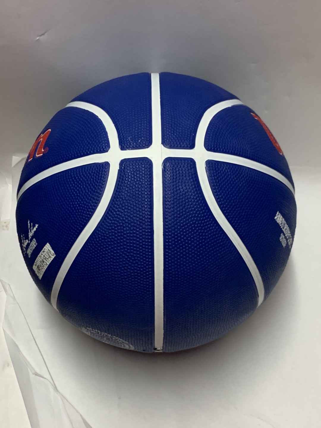 零元拍：两届常规赛MVP的史诗级控卫史蒂夫-纳什亲笔签名Wilson NBA75周年官方纪念篮球