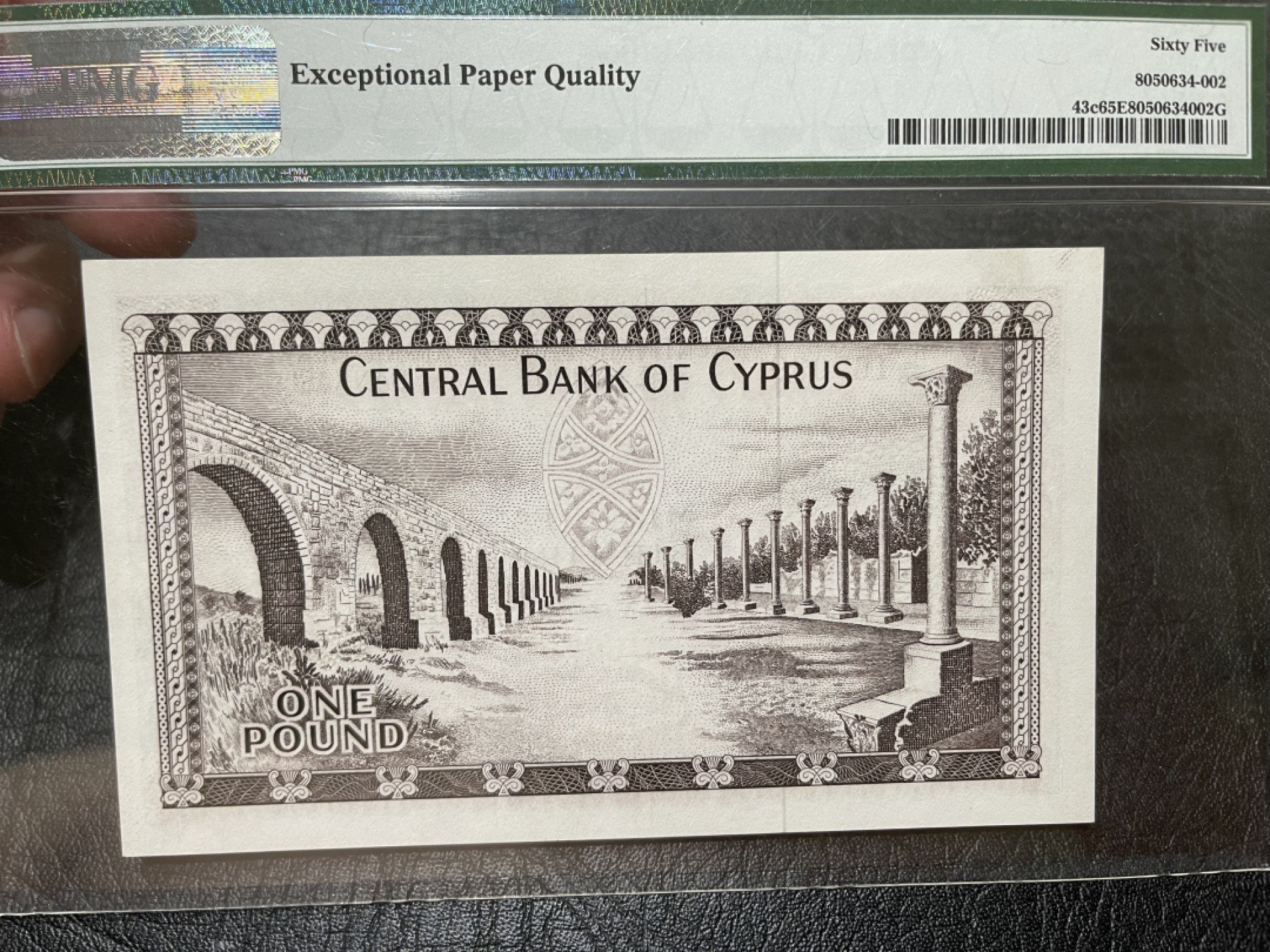 《外钞收藏家》第一百九十五期 1978年塞浦路斯1镑 PMG65 BWC作品