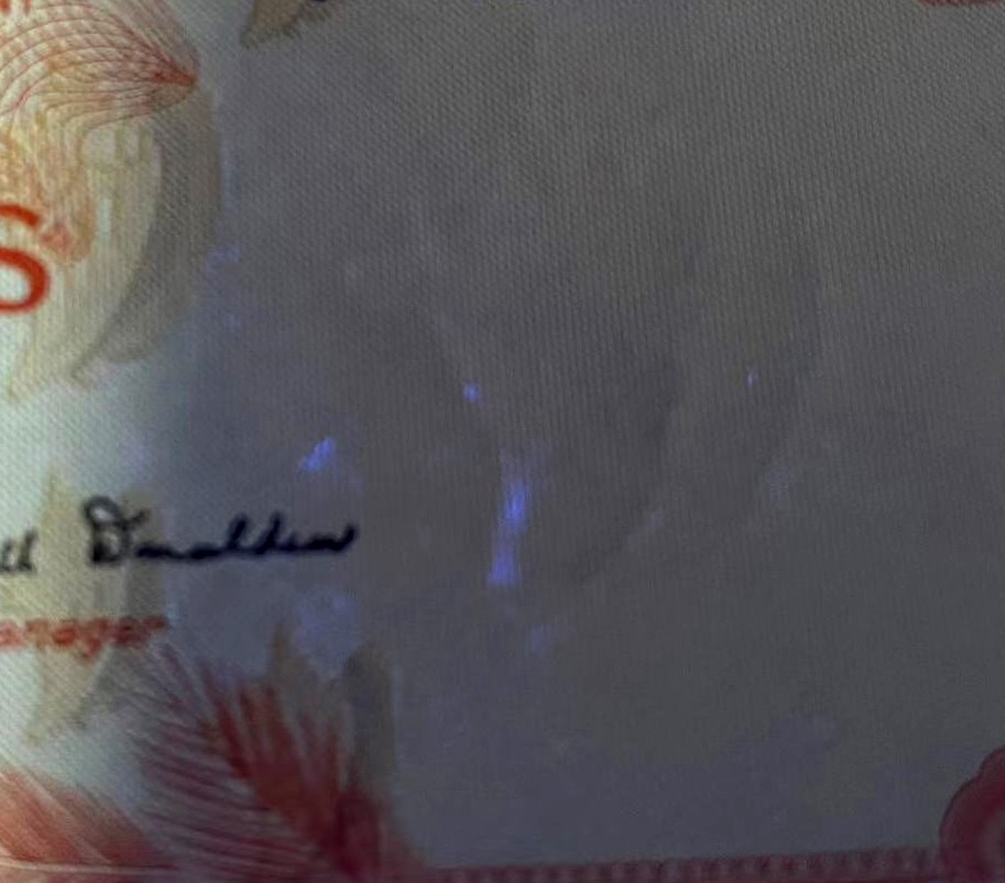 【Blue Auction】✨世界纸币精拍第214期 【精】 巴哈马 1968年5元 女王纸币 经典彩背 UNC- 极轻微荧光斑