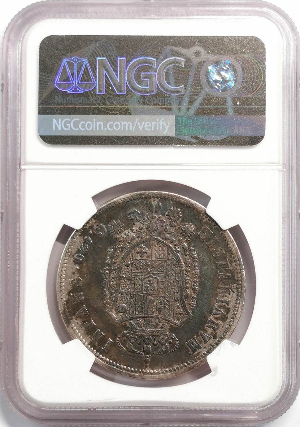 凡希社世界钱币微拍第二百零七期 1818意大利那不勒斯与西西里120G大银NGC-XFD