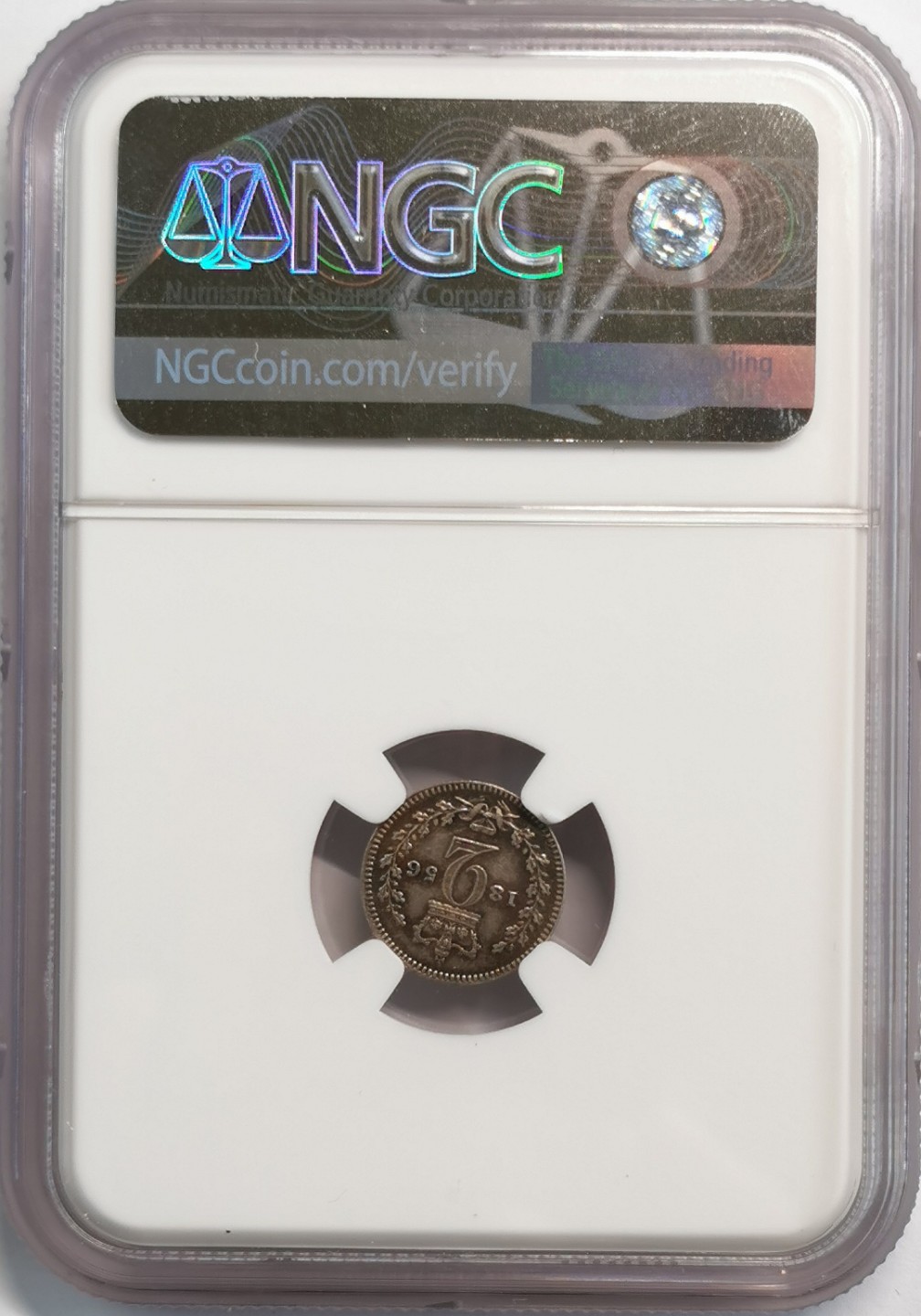 凡希社世界钱币微拍第二百零七期 1856英国小维2便士银币NGC-MS63