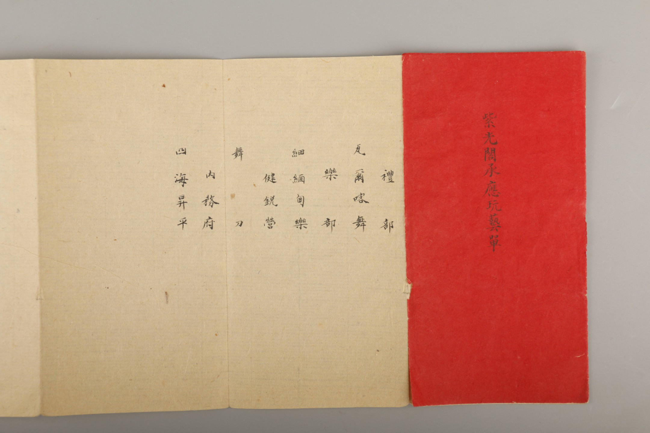 锦灰-中国书画、奏折文献、名人礼札、相片纸品专场 清 慈禧太后医方及宫内略节等-纸本折装-尺寸不一×6件