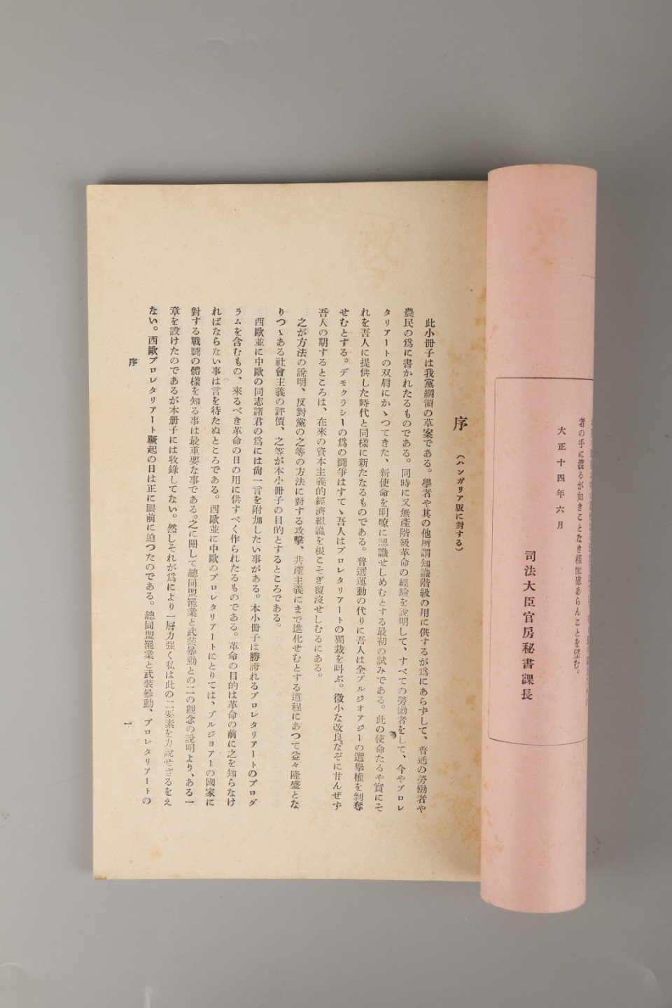 锦灰-中国书画、奏折文献、名人礼札、相片纸品专场 1925年 《共产党纲领》-纸本一册-22×15cm