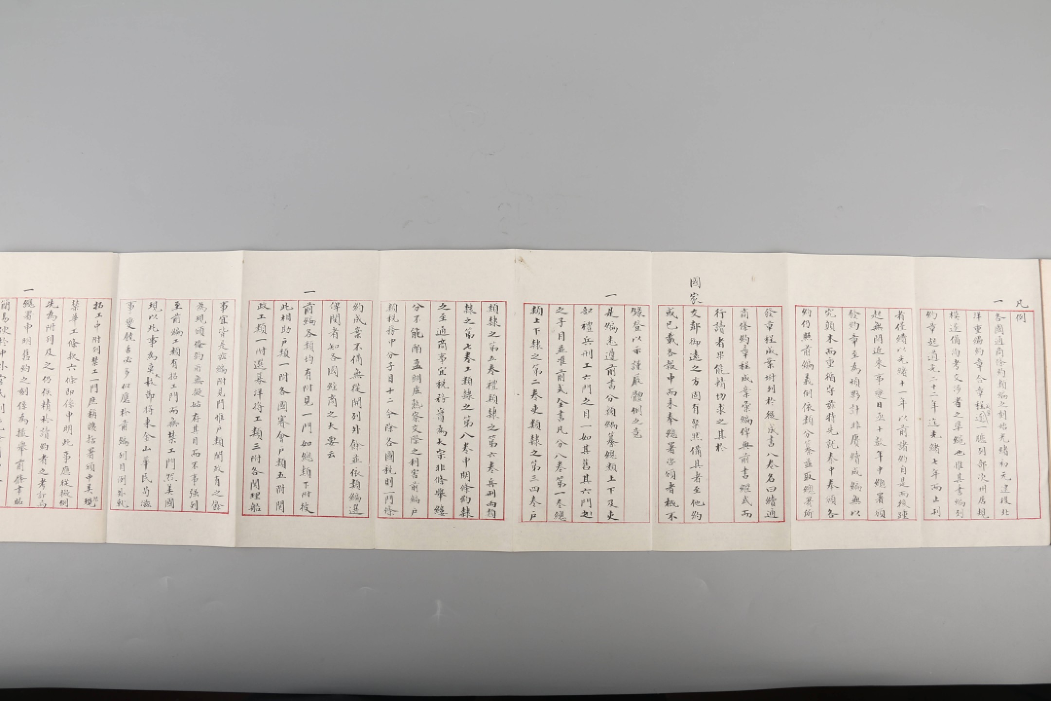 锦灰-中国书画、奏折文献、名人礼札、相片纸品专场 光绪二十五年 李有芬续通商条约章程成案汇编序呈文-纸本-18.5×289cm
