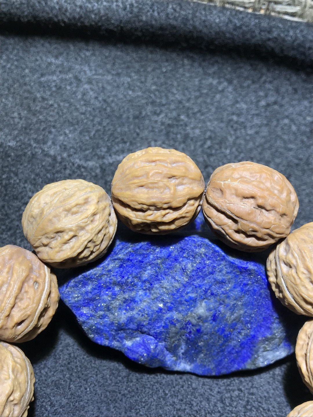 收藏级 纯野生 超级鲜肉 粗筋 粗棱 爆肉 闷墩 野生核桃手串一条！