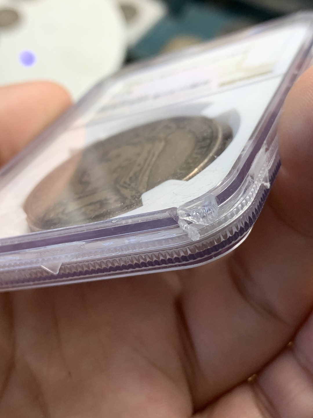 《竞宝斋》第85场-本周日，周一2场连拍（全场不限金额包邮） NGC-F15  英国 1890年 高冠马剑银币 