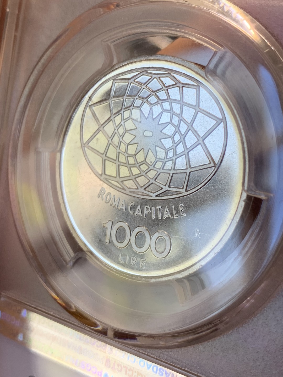 《竞宝斋》第85场-本周日，周一2场连拍（全场不限金额包邮） PCGS MS67 意大利1970年500里拉、1000里拉一对，高分难得