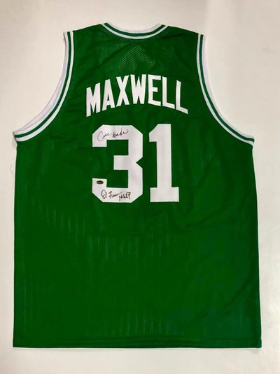 零元拍：81年FMVP 凯尔特名宿 麦克斯韦尔 亲笔签名铭文球衣！签了FMVP！带证书与防伪标 - 零元拍：81年FMVP 凯尔特名宿 麦克斯韦尔 亲笔签名铭文球衣！签了FMVP！带证书与防伪标