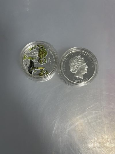 CSIS-GREAT评级精品钱币拍卖第一百五十六期 - 库克2011年危险动物系列眼镜王蛇眼镜蛇精制彩色纪念银币