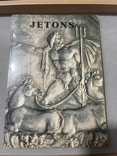 第四场，法国艺术章牌代币拍卖（限时拍卖） - 1986年法国JETONS代币二手目录一本