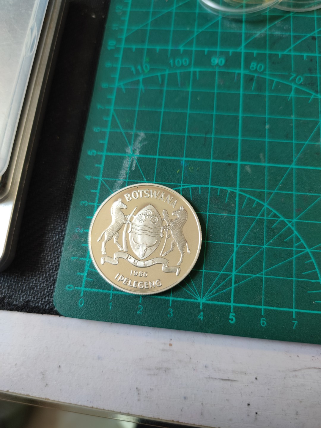 gush小明22818周四 WWF博茨瓦纳白鹭精制银币