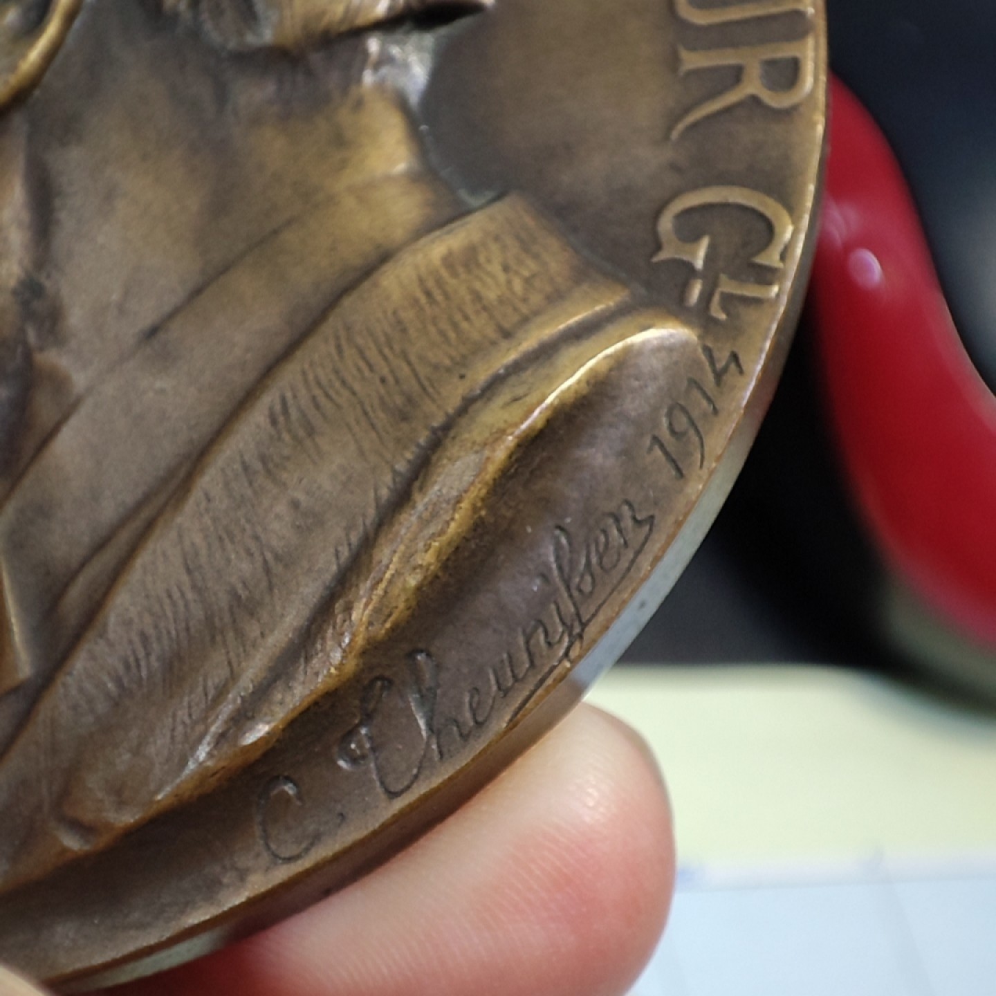 gush小明22818周四 1914法国大铜章