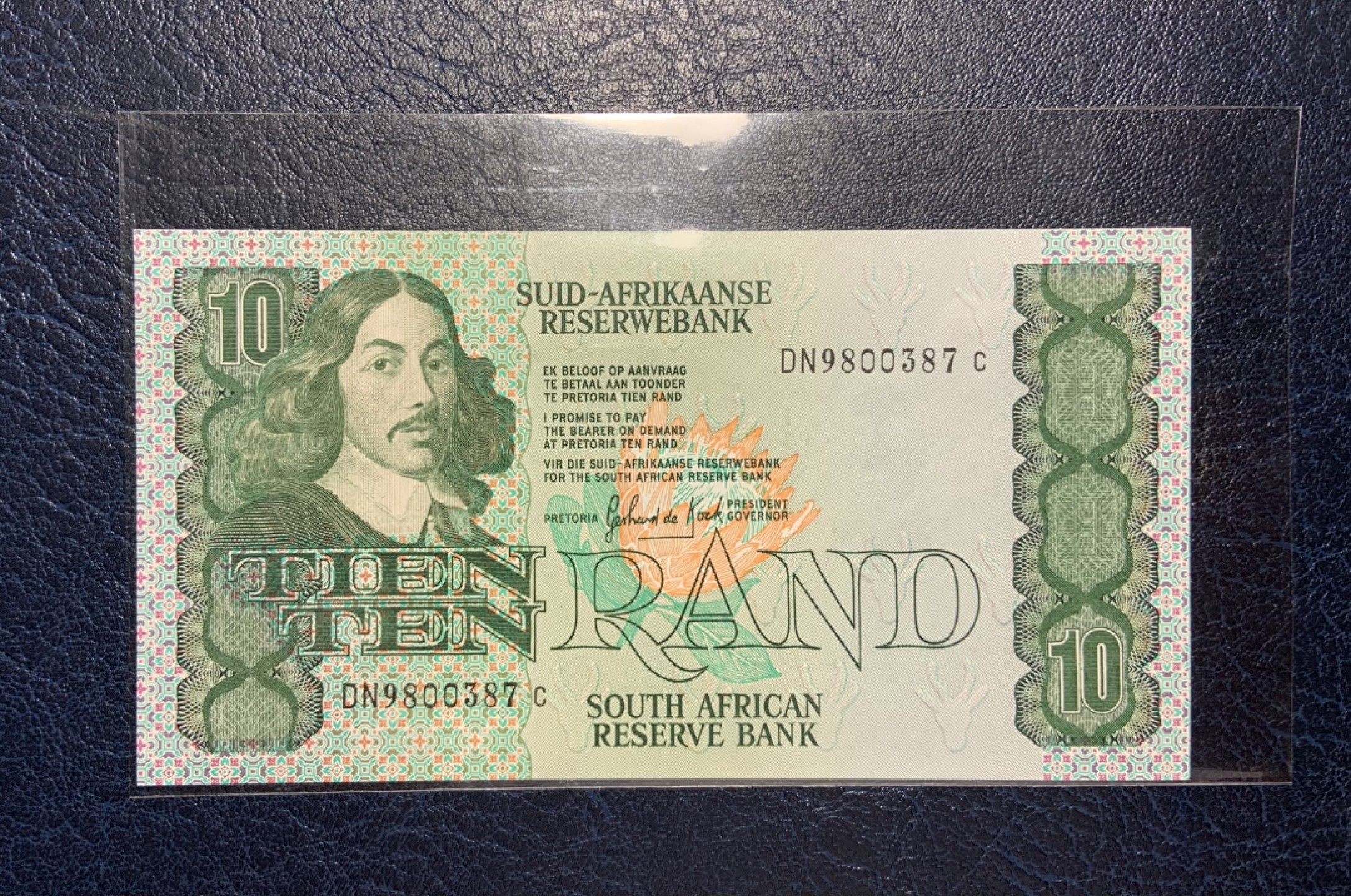 收藏联盟Quantum Auction 第185期拍卖 南非1978-1990年10兰特 品相全新UNC 大绵羊