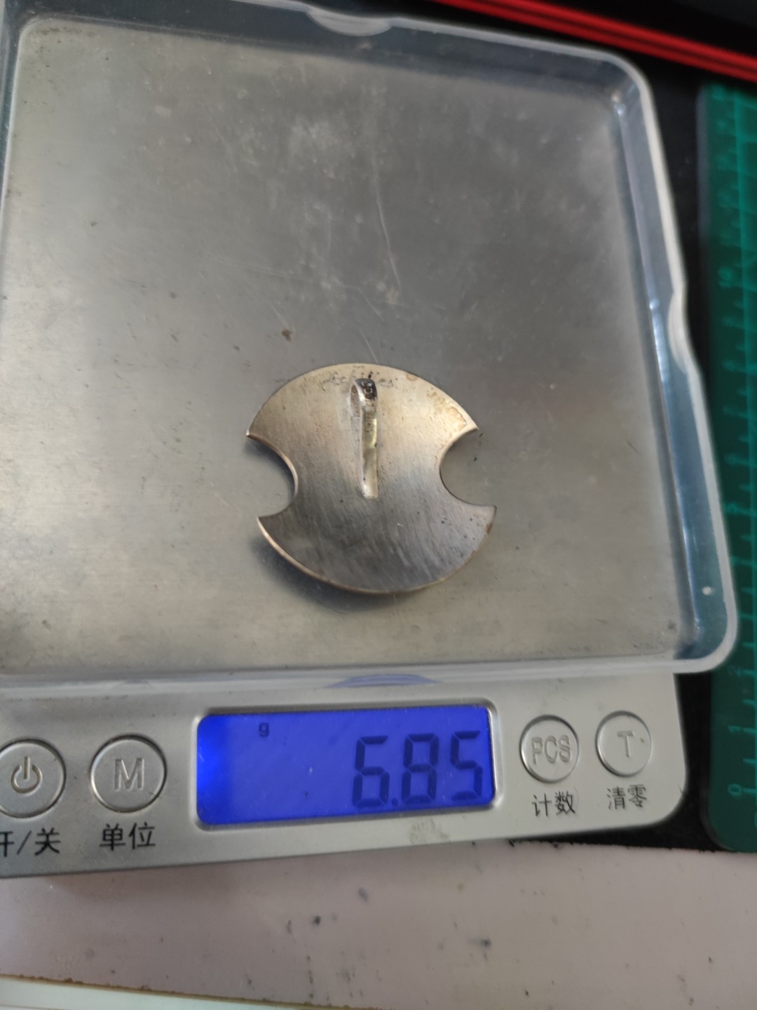 gush小明22818周四 阿喀琉斯盾牌925银吊坠 不含项链皮绳，原创设计，个位数少量手工制作做旧处理