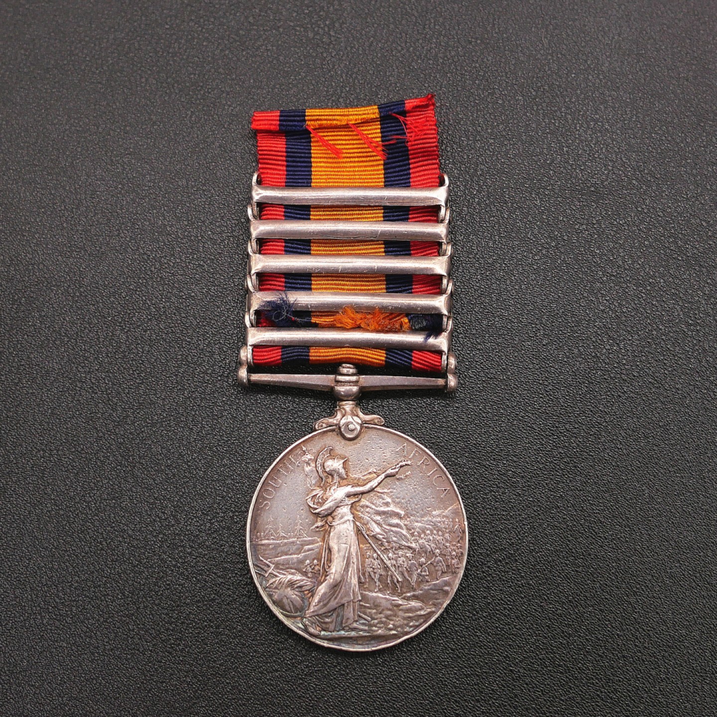 勋章奖章交易所8月20日群拍 银质英国南非布尔奖章（5勋条）