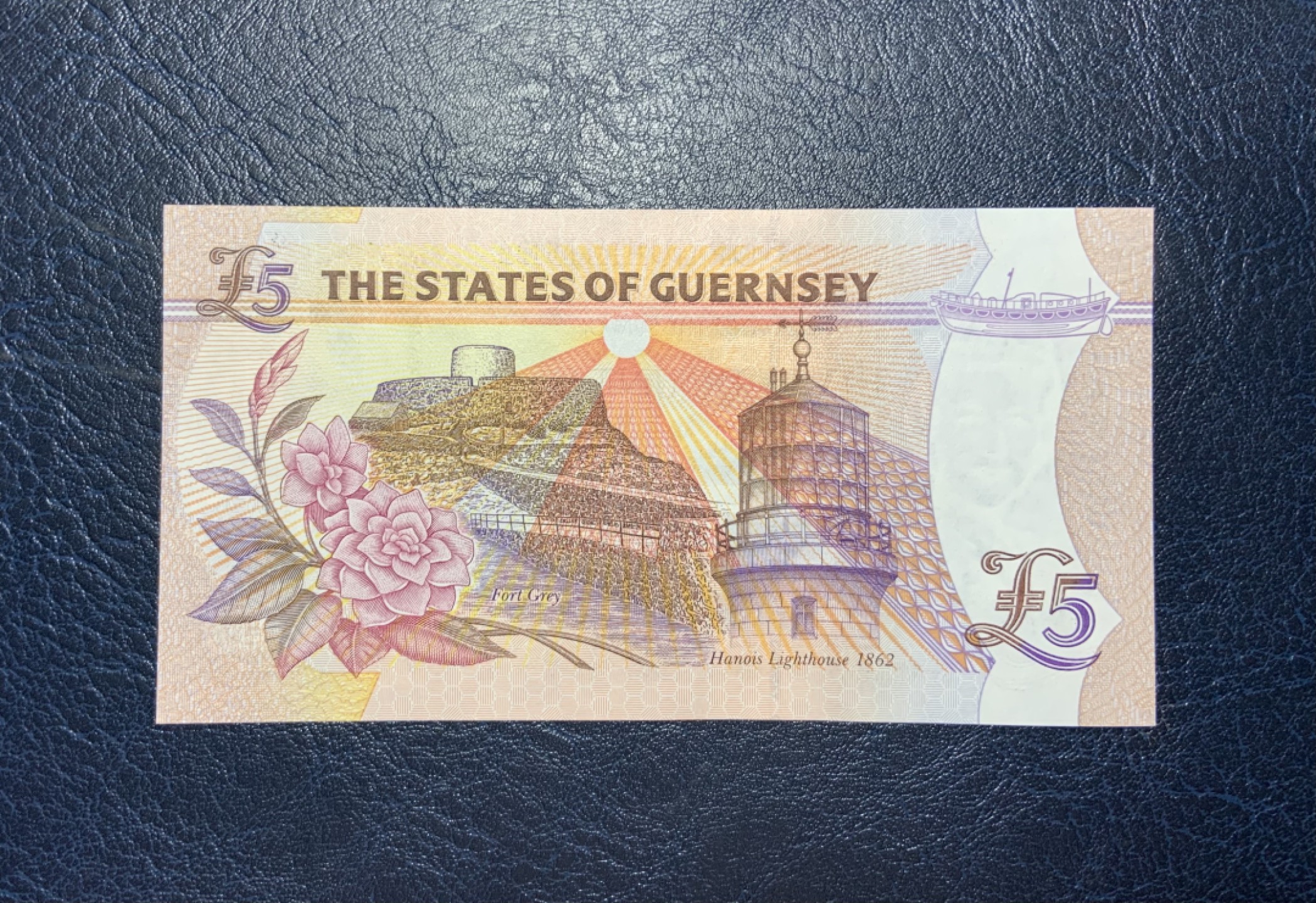 收藏联盟Quantum Auction 第185期拍卖 格恩西岛2008年5镑 品相全新UNC