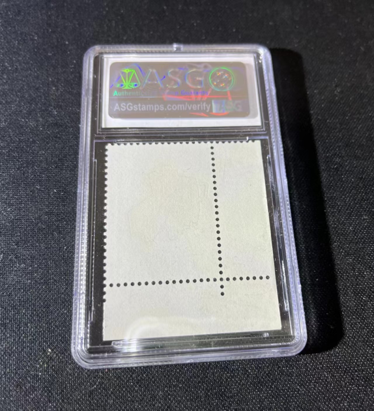洪涛臻品 麦稀奇首期拍卖 特62 机器8-7 ASG90分OG  左上角直角边一枚，90分非常难得，严评出分，注意捡漏