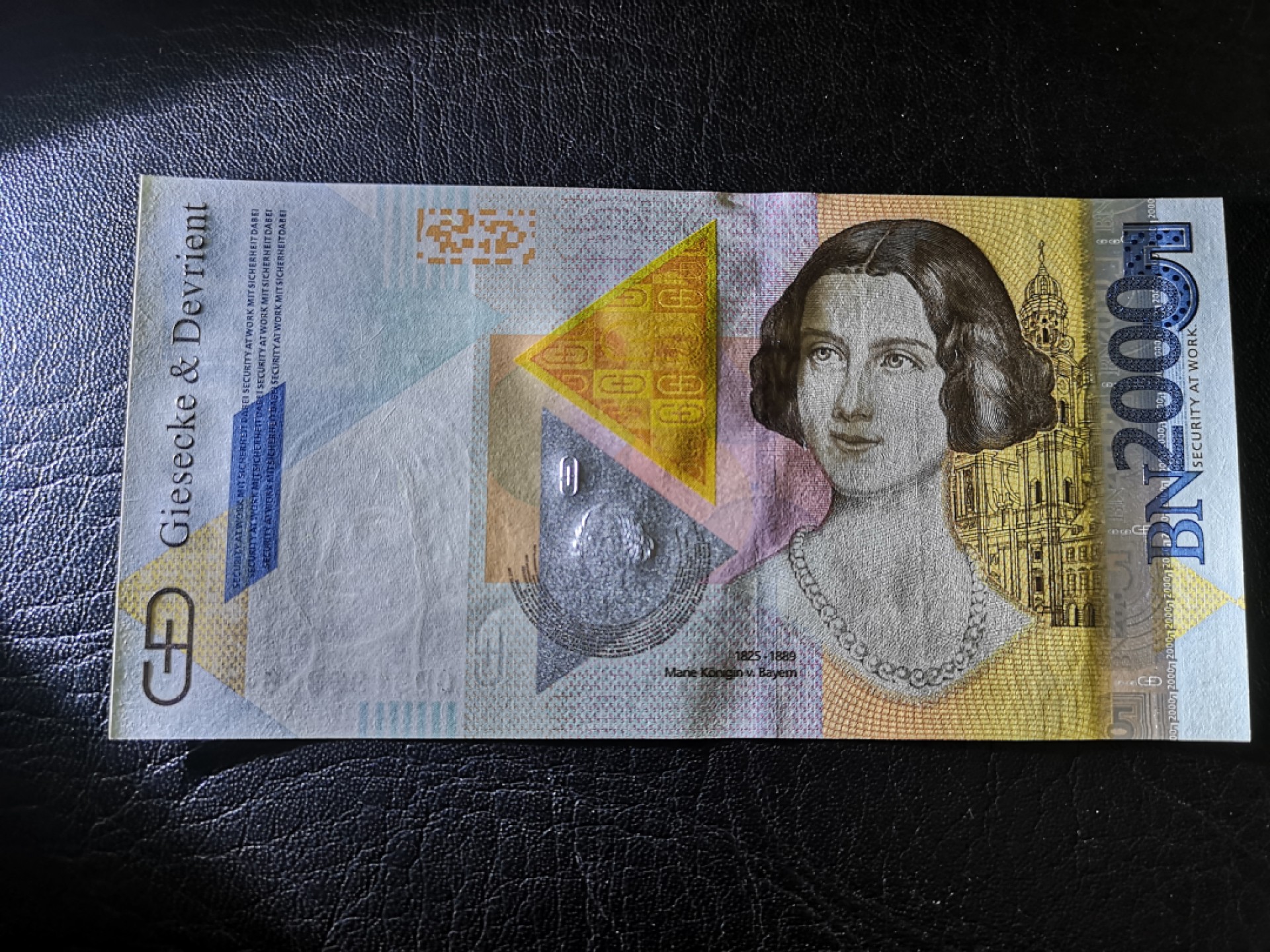 《外钞收藏家》第一百九十六期 2000年德国（捷德印钞）千禧纪念钞 测试钞 全新UNC 无47