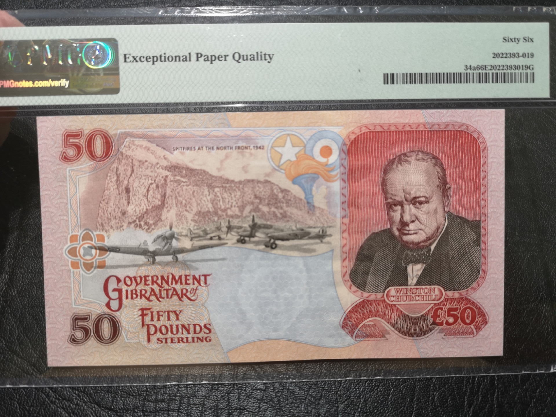 《外钞收藏家》第一百九十六期 2006年直布罗陀50镑 PMG66 AA冠 无47