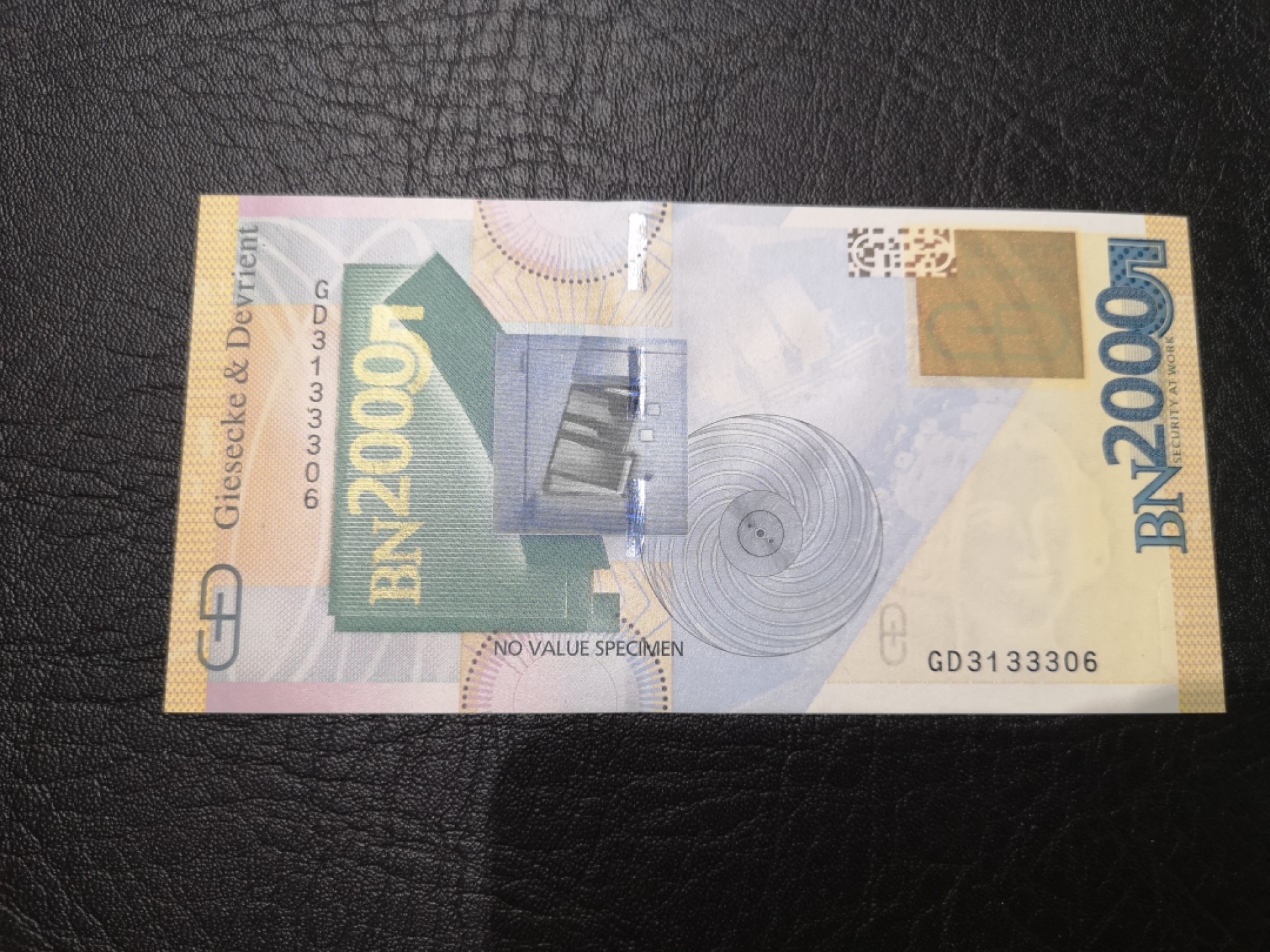 《外钞收藏家》第一百九十六期 2000年德国（捷德印钞）千禧纪念钞 测试钞 全新UNC 无47