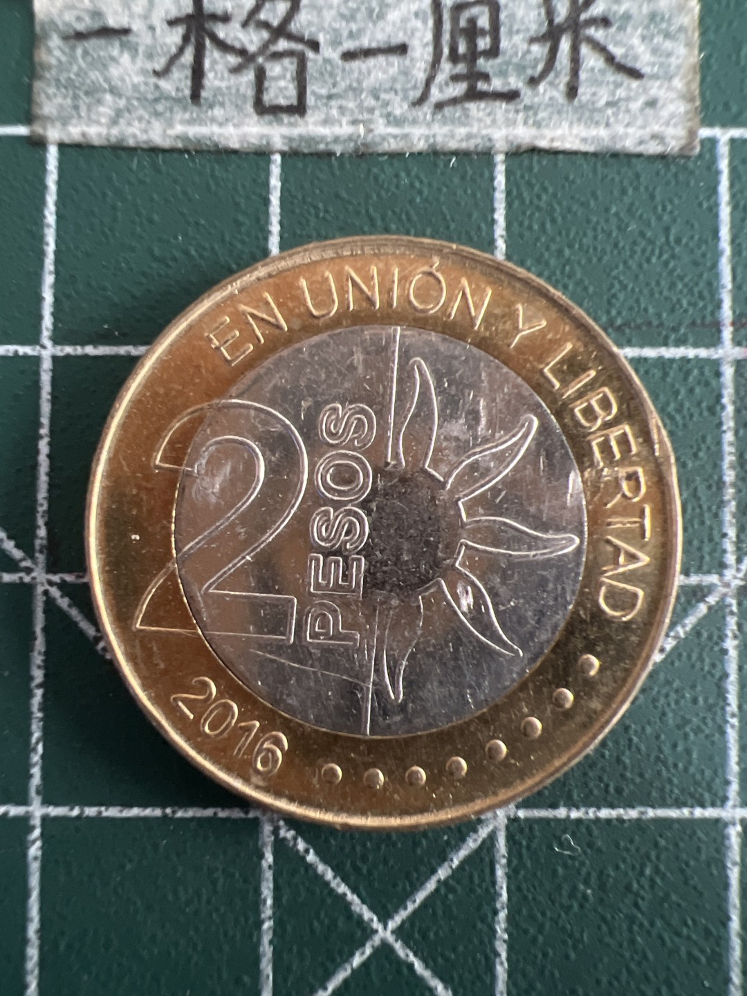 泡泡堂第六十期  世界硬币邮票专场（无押金，无佣金，捡漏，全场20包邮，偏远地区除外） 阿根廷双色纪念币