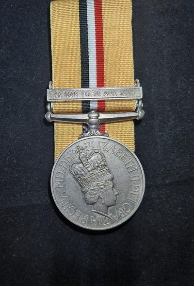 盛世勋华——号角文化勋章专场拍卖第43期 - 英国伊拉克战役奖章 带2003年3月19日-4月28日勋条 礼服挂 带刻名