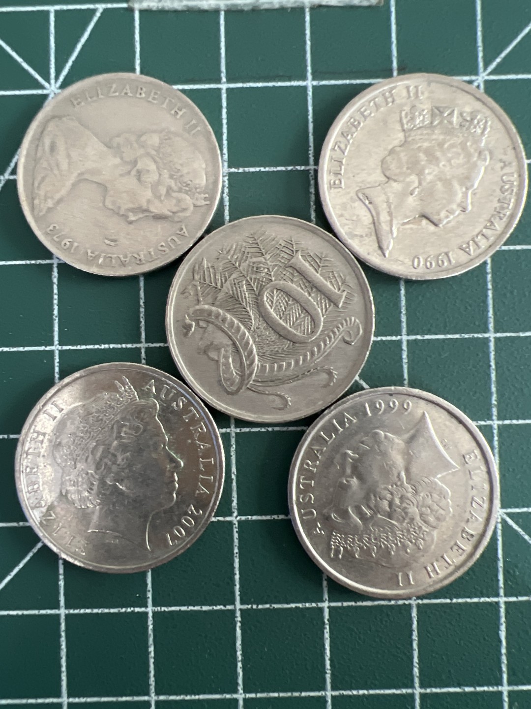 泡泡堂第八十三期  世界硬币邮票专场（无押金，无佣金，捡漏，全场20包邮，偏远地区除外） 澳洲十分五个