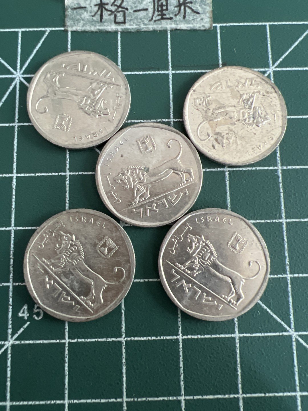 泡泡堂第八十三期  世界硬币邮票专场（无押金，无佣金，捡漏，全场20包邮，偏远地区除外） 以色列小狗5个