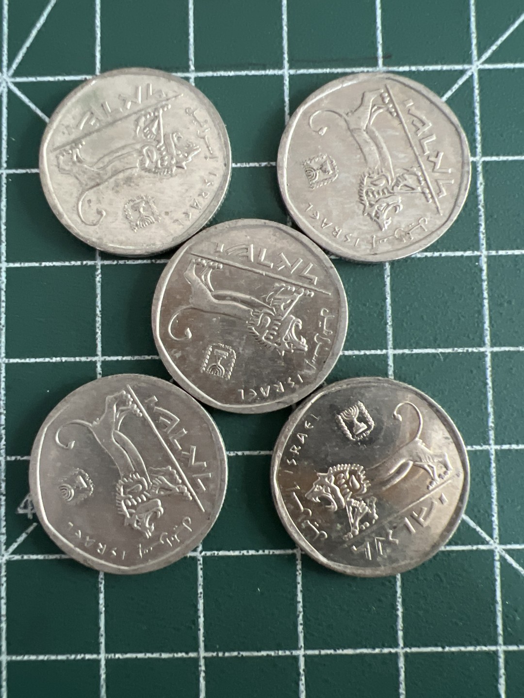 泡泡堂第六十期  世界硬币邮票专场（无押金，无佣金，捡漏，全场20包邮，偏远地区除外） 以色列小狗五个