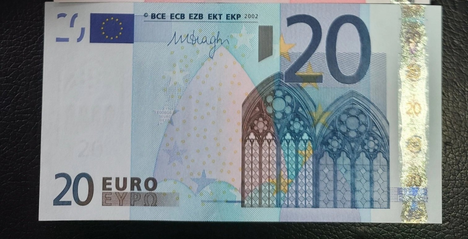 2002版三签20欧元纸币 X冠德国版 全新UNC