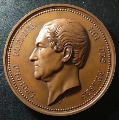 外章精选 - 1856年比利时国王利奥波德一世执政25周年铜章