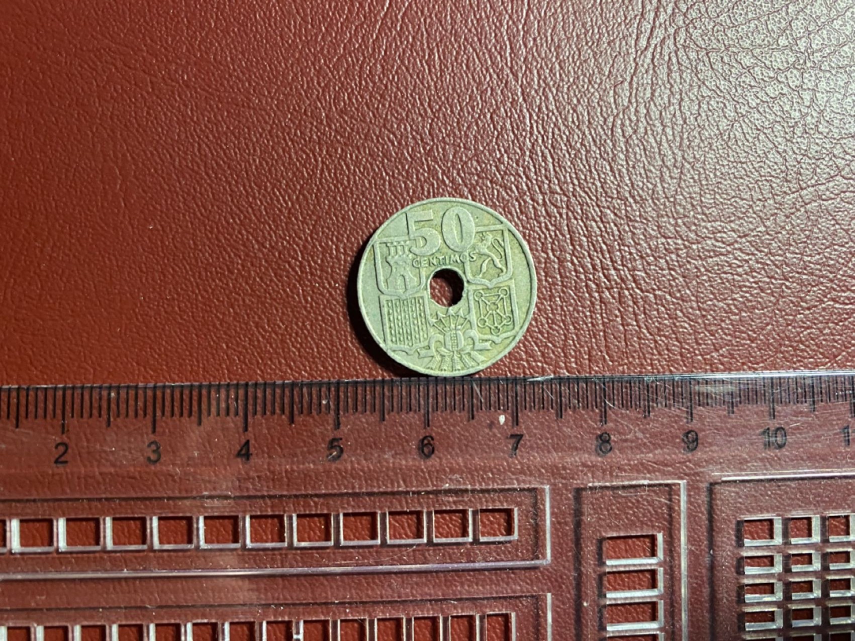 硬币专场6持续更新 西班牙硬币 1949 50分
