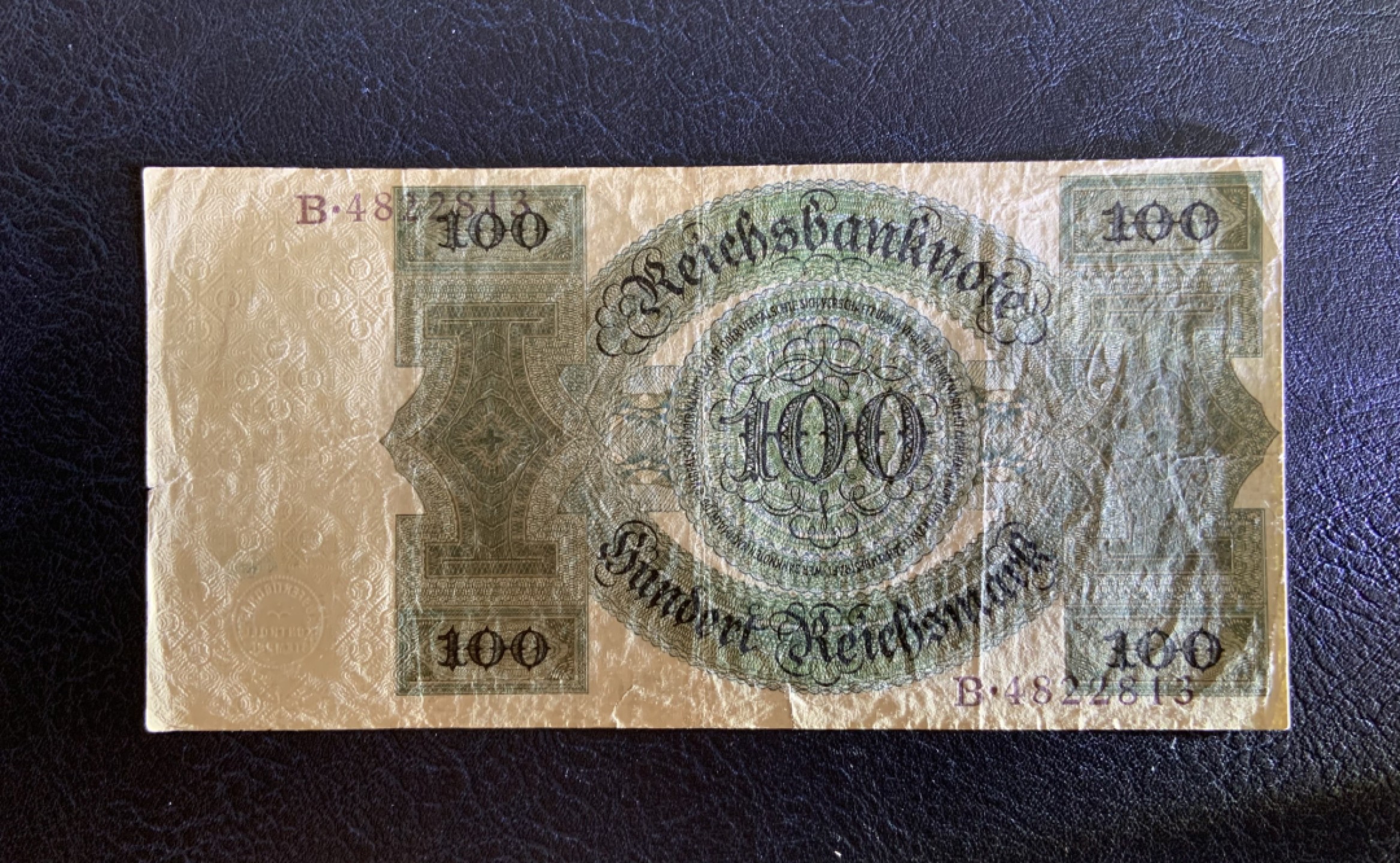 收藏联盟Quantum Auction 第186期拍卖(已更新) 德国1924年100马克 品相如图 罕见立体印花纸币