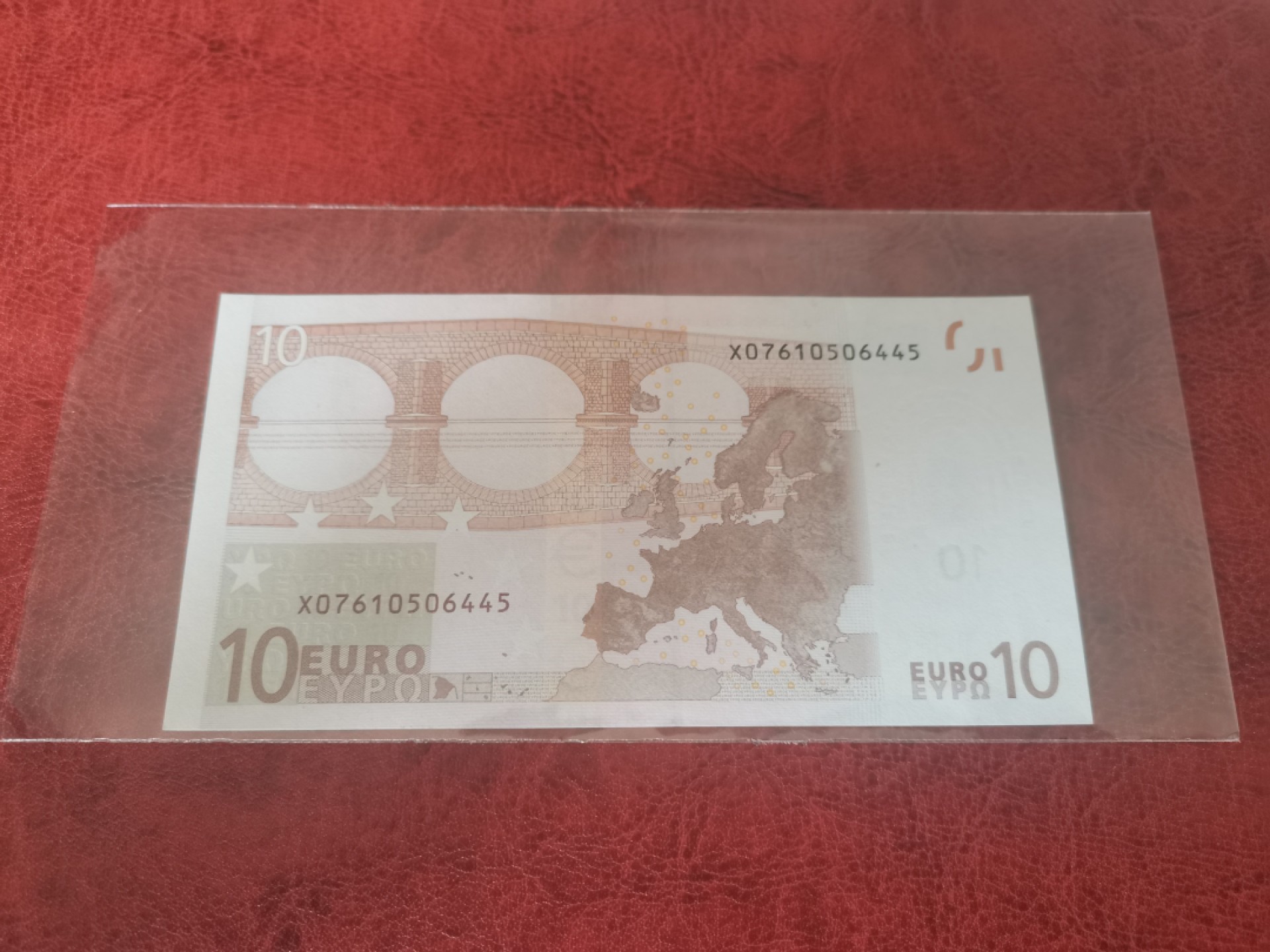 欧盟纸币 Euro一签德国X冠10欧元纸币 全新UNC