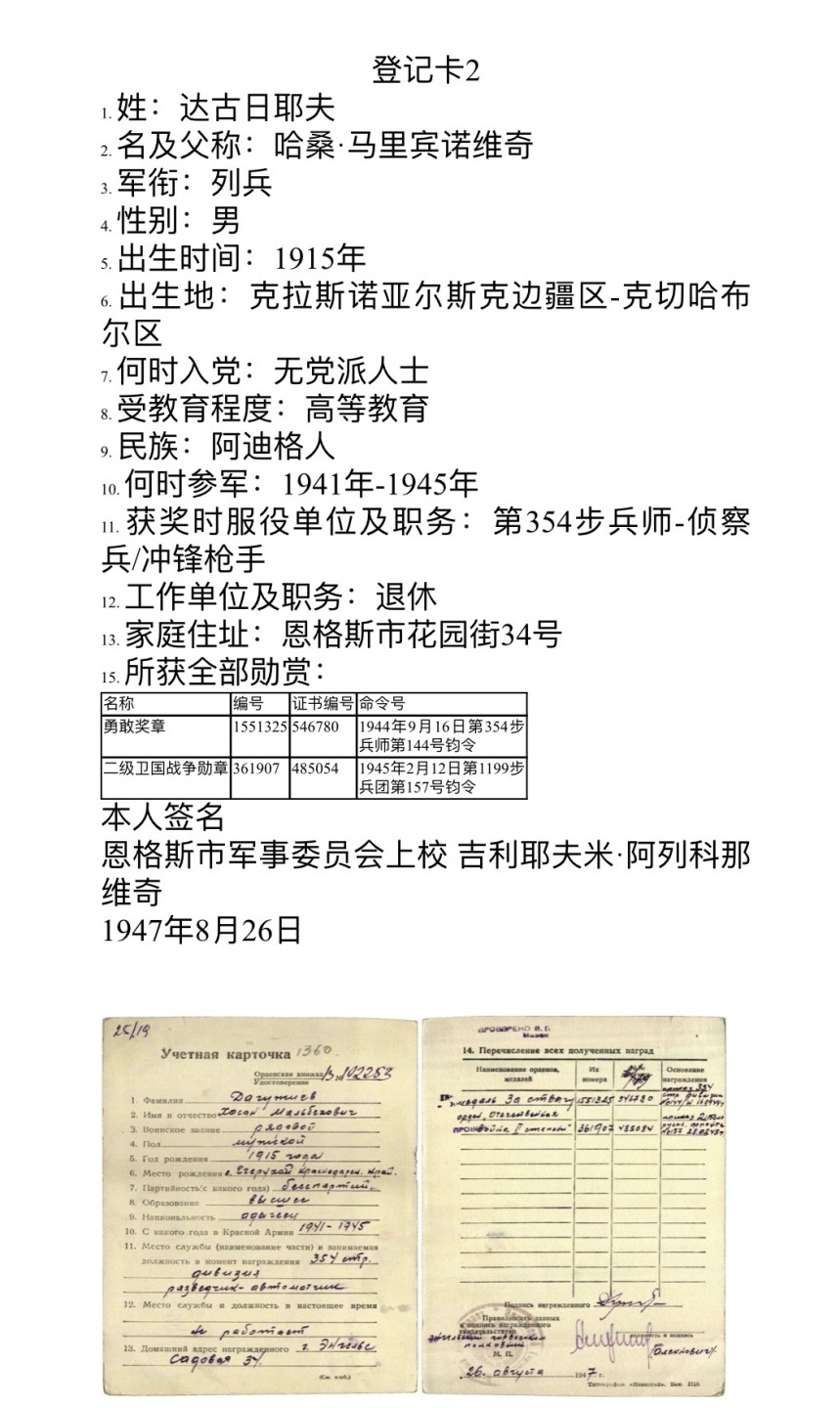 大猫徽章拍卖第200期 苏联43二卫2⃣️ 档案齐全